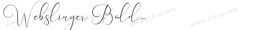 Webslinger Bold字体转换